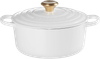 Signature Gryde 24 cm/4,2 L, White (Le Creuset)