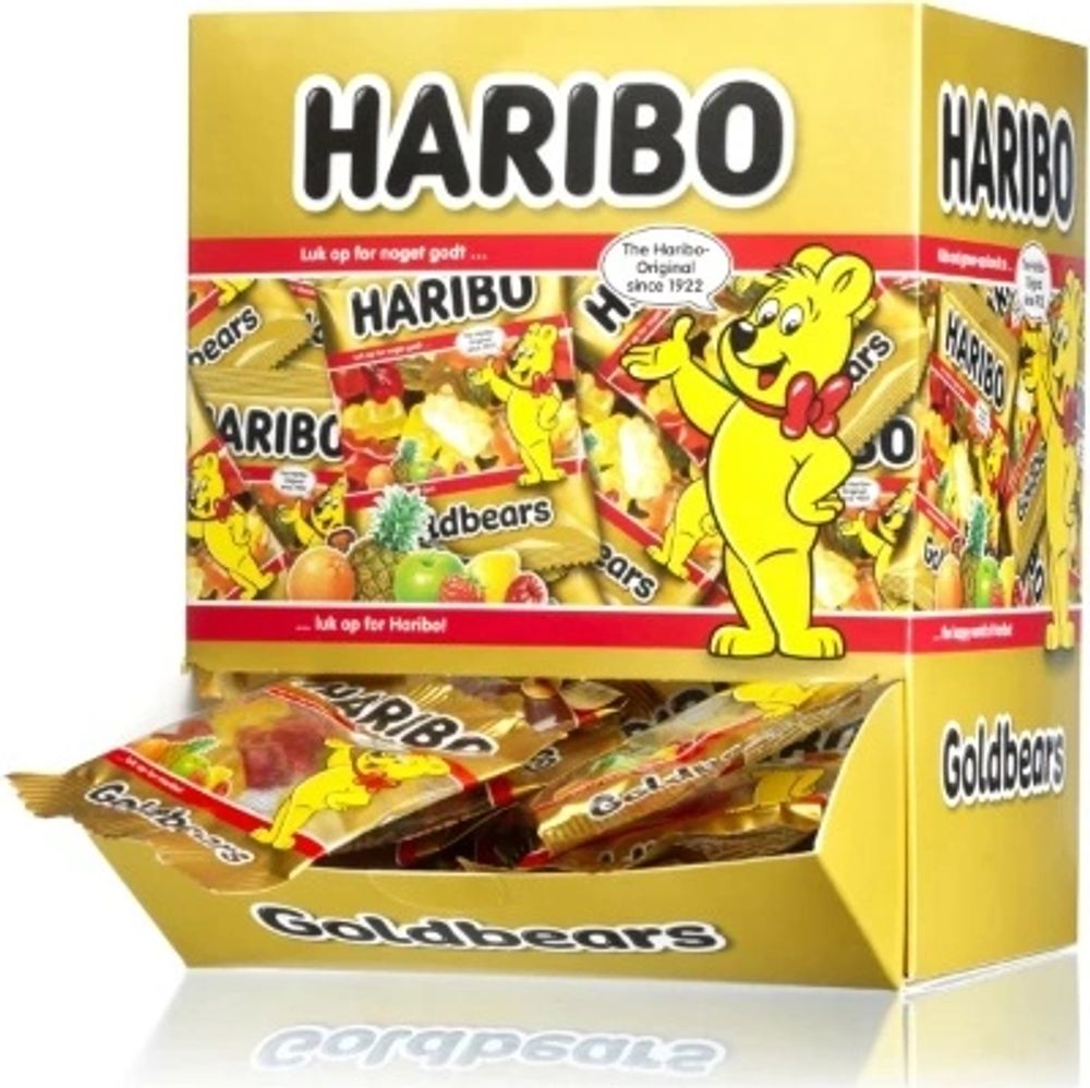 Tilbud på Haribo Mini Poser 10g med Goldbears vingummibamser fra ComputerSalg til 213 kr.