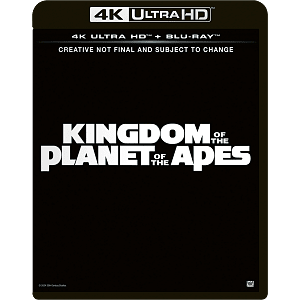 4K BD Kingdom of the planet of the apes