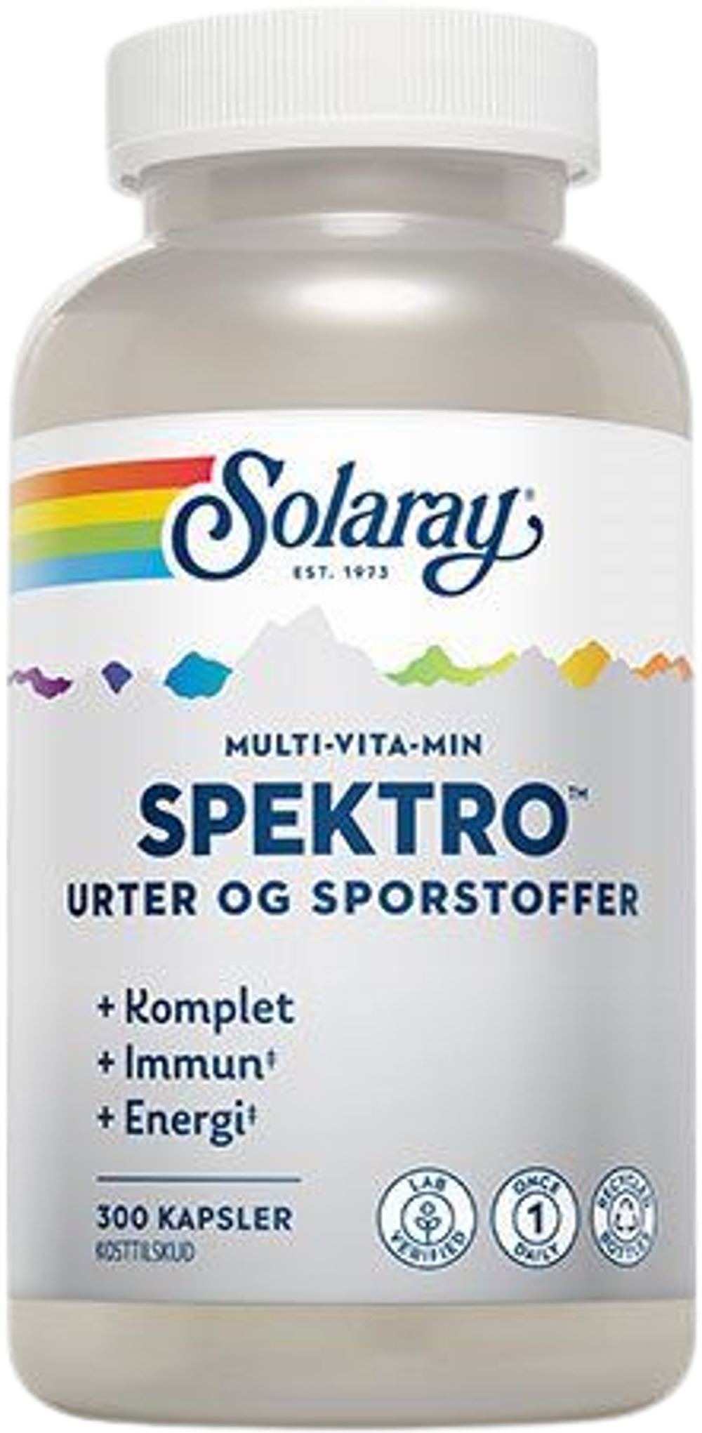 Tilbud på Spektro Multi-Vita-Min m. jern og K2 (Solaray) fra Helsam til 469,95 kr.