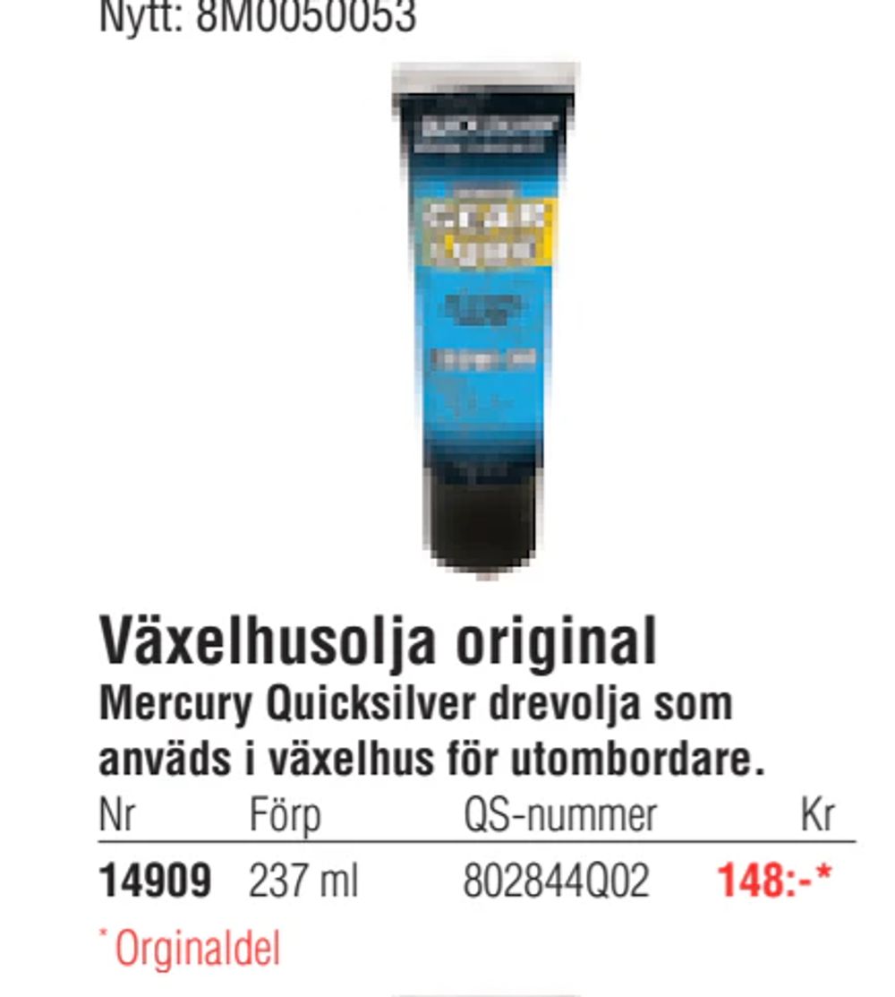 Erbjudanden på Växelhusolja original från Erlandsons Brygga för 148 kr