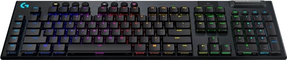 Tilbud på Logitech G915 LIGHTSPEED Wireless RGB Mechanical Gaming Keyboard - GL Tactile - Tastatur - bagbelyst - trådløs - Bluetooth, 2.4 GHz - Nordisk - tastko fra ComputerSalg til 1.649 kr.