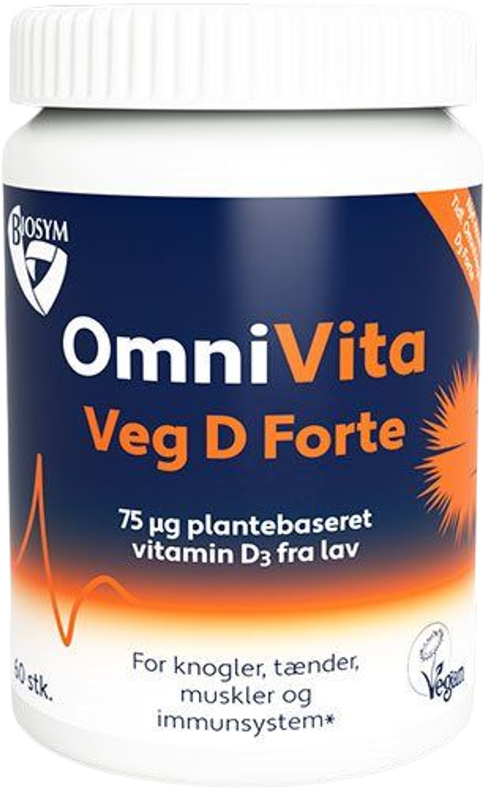 Tilbud på OmniVita Veg D Forte (Biosym) fra Helsam til 119 kr.