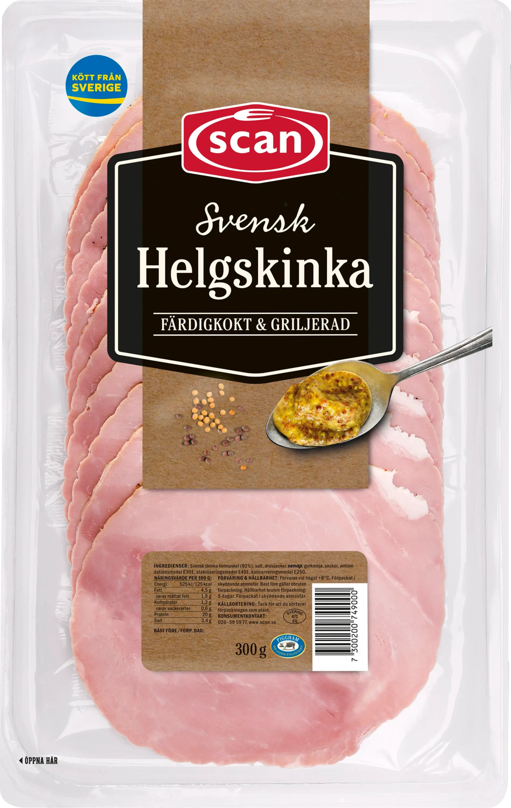 Erbjudanden på Helgskinka (Scan) från ICA Supermarket för 45 kr