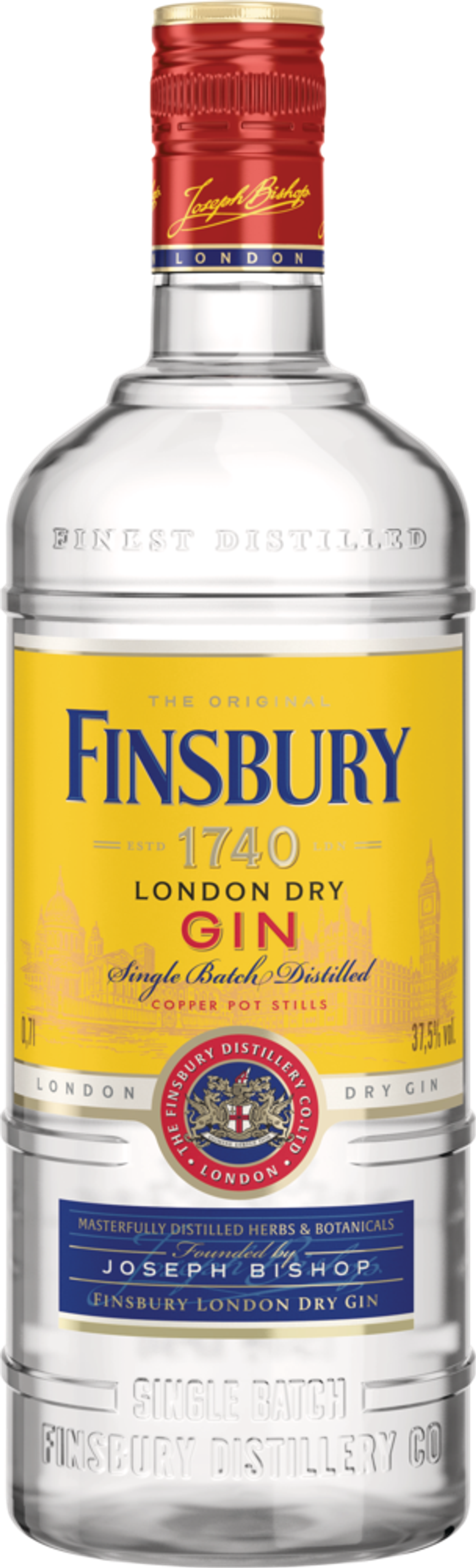 Tilbud på Finsbury Gin fra Fleggaard til 67 kr.