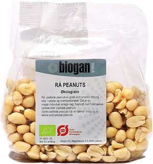 Peanuts rå Øko (Biogan)