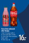 Coca-Cola sodavand eller Sunjoy
