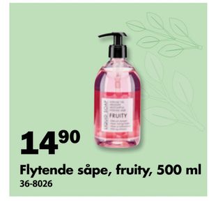 Flytende såpe, fruity, 500 ml