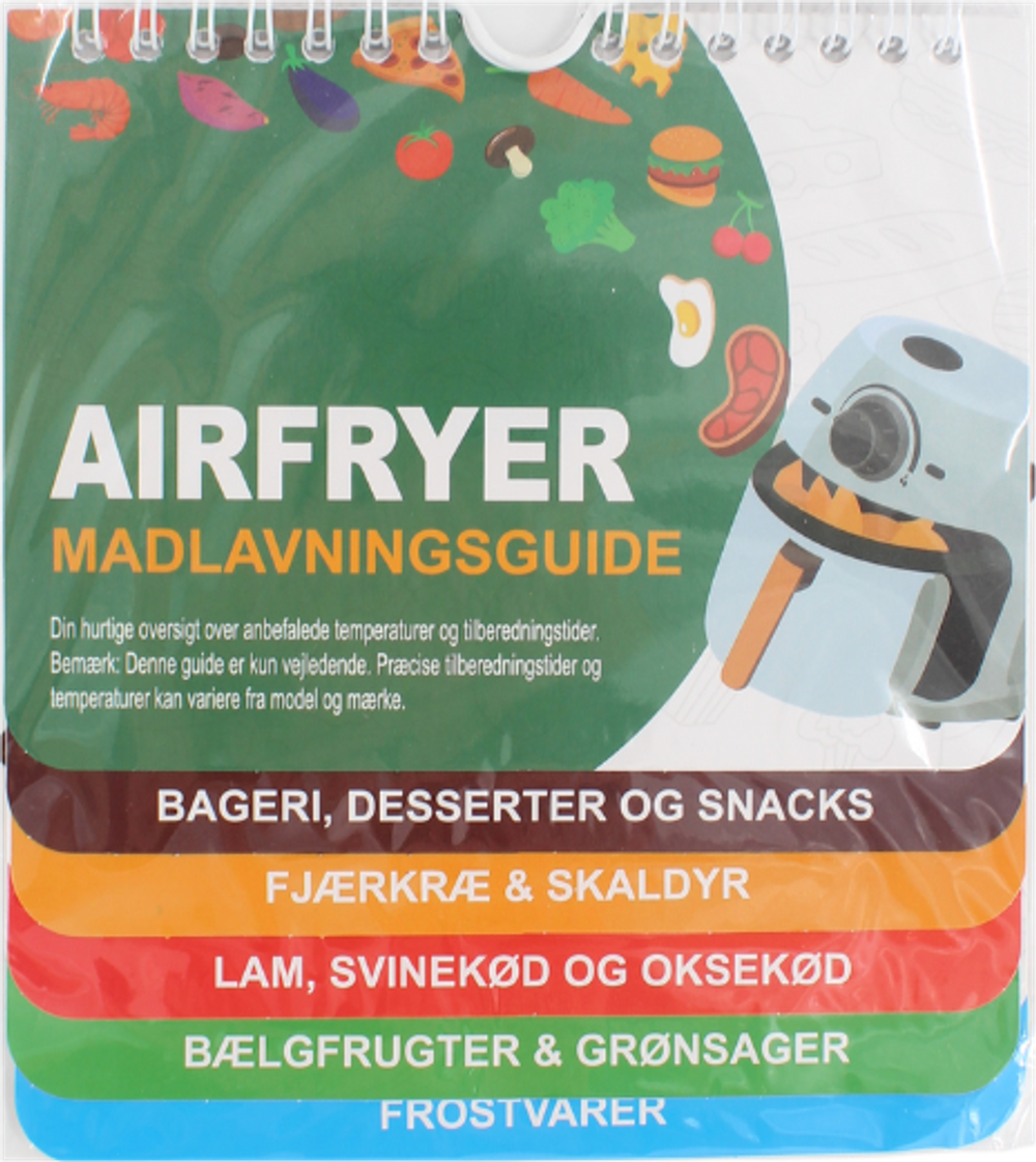 Tilbud på Airfryer Quick Madlavningsguide fra Basic & More til 48 kr.