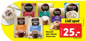 Nescafé eller Nestlé Choco hot