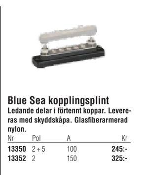 Blue Sea kopplingsplint