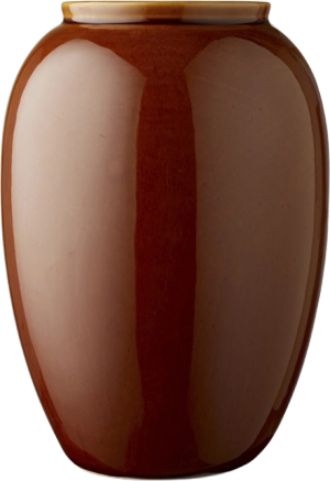 Bitz vase stentøj amber 25 cm