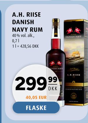 A.H. RIISE DANISH NAVY RUM