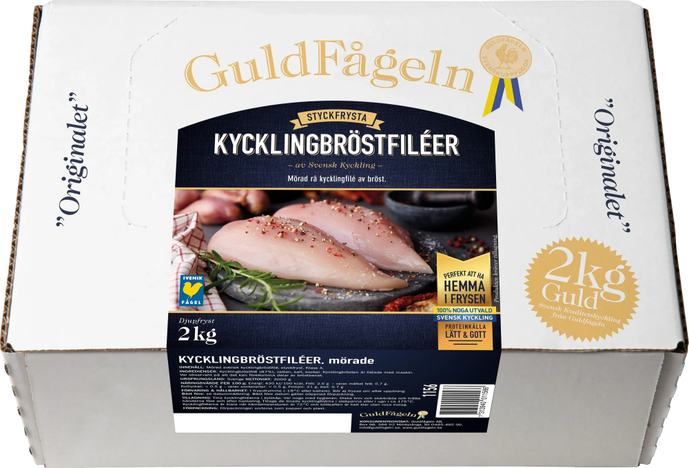 Erbjudanden på Kycklingbröstfilé/ Innerfilé (Guldfågeln) från ICA Kvantum för 185 kr