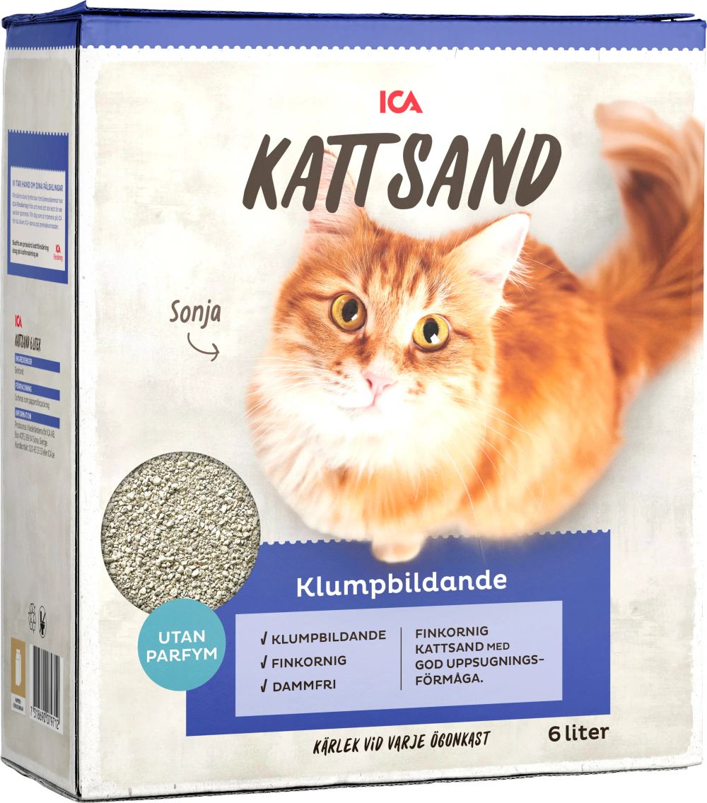 Erbjudanden på Kattsand klumpbildande (ICA) från ICA Kvantum för 65 kr