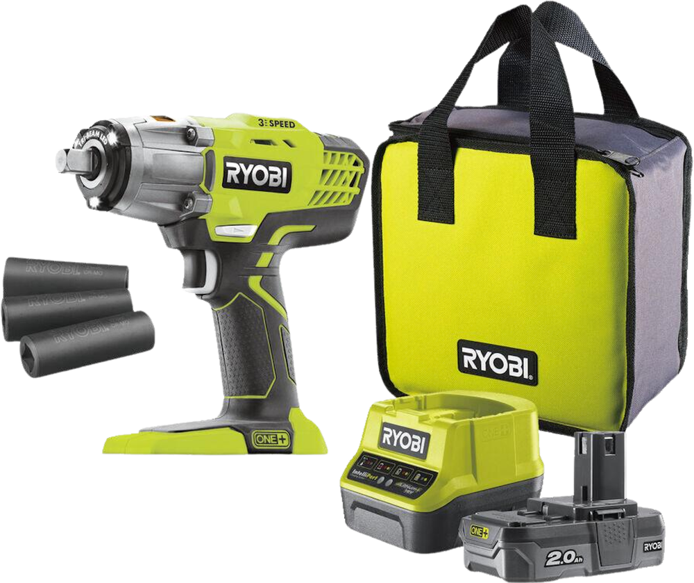 Erbjudanden på Mutterdragare Ryobi One+ R18Iw3-120S (RYOBI) från BAUHAUS för 1 695 kr