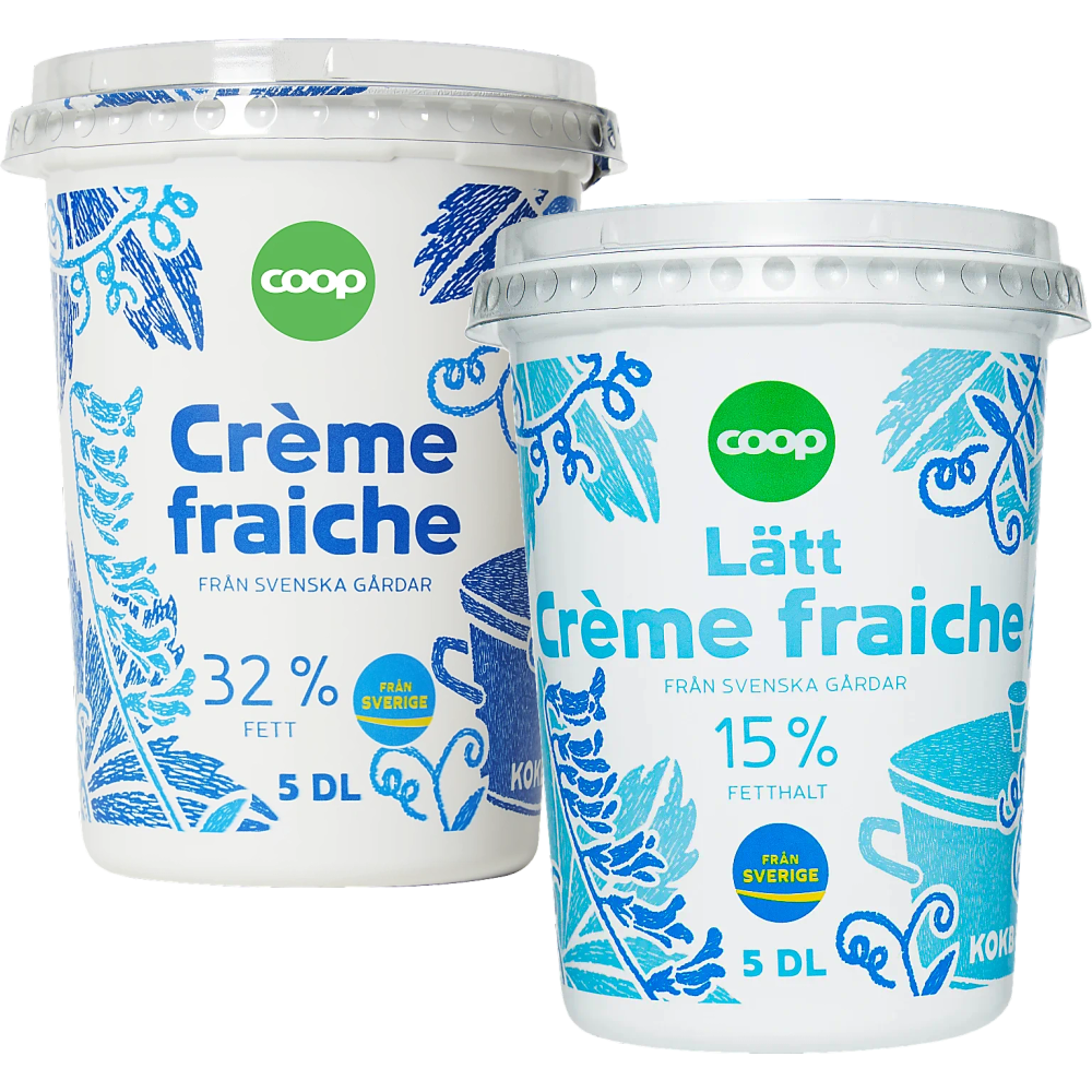 Erbjudanden på Crème fraiche (Coop) från Coop X:-TRA för 24,90 kr