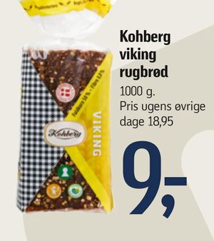 Kohberg viking rugbrød