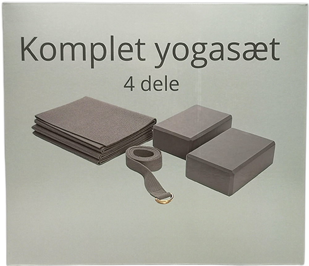 Tilbud på Yoga Sæt m. 4 Dele fra Basic & More til 125 kr.