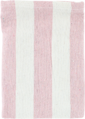 Viskestykke m. Striber i Rosa/Natur (50x70cm)