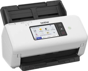 Brother ADS-4700W - Dokumentscanner - Dual CIS - Duplex - A4 - 600 dpi x 600 dpi - op til 40 ppm (mono) / op til 40 ppm (farve) - ADF (80 ark) - op ti