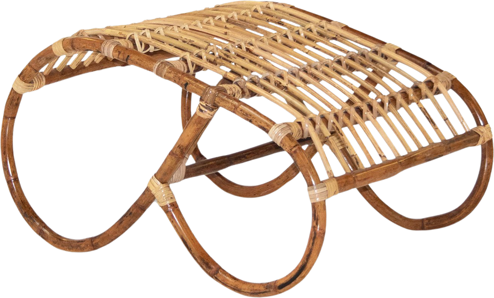 Tilbud på Bhutan Skammel, Flettet Naturrattan 46 Cm 58 Cm fra My Home Møbler til 299 kr.