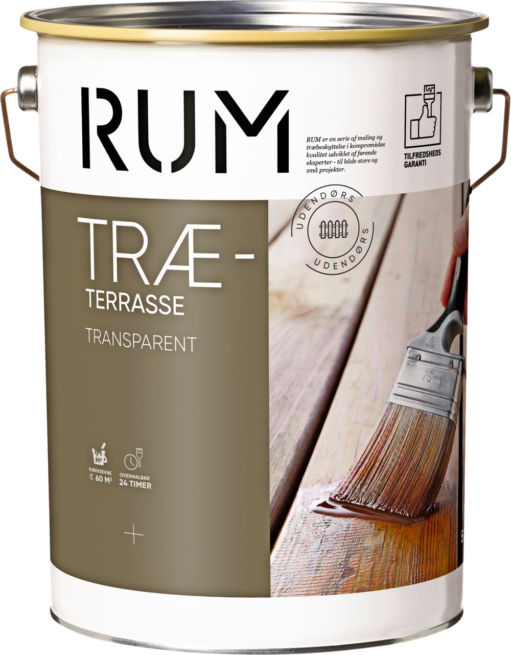 Tilbud på RUM TRANSPARENT TRÆTERRASSE (Rum) fra XL-BYG til 299 kr.