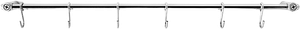 Eva Trio ophængsstang med 6 stk s-kroge 40 cm