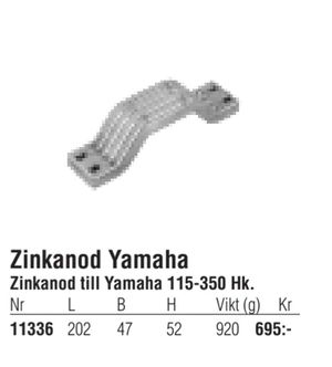 Zinkanod Yamaha