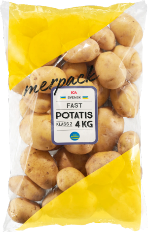 Fast potatis i påse (ICA. Sverige)