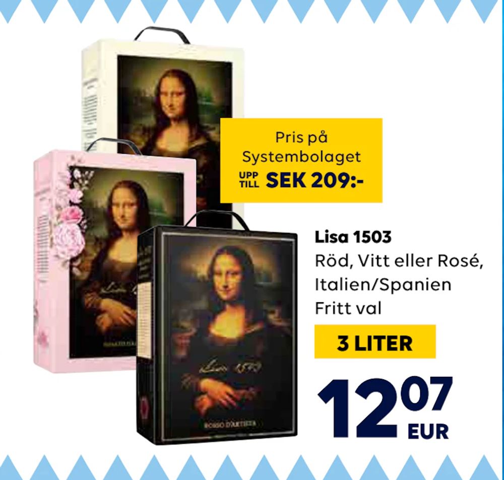 Erbjudanden på Lisa 1503 från Bordershop för 12,07 €