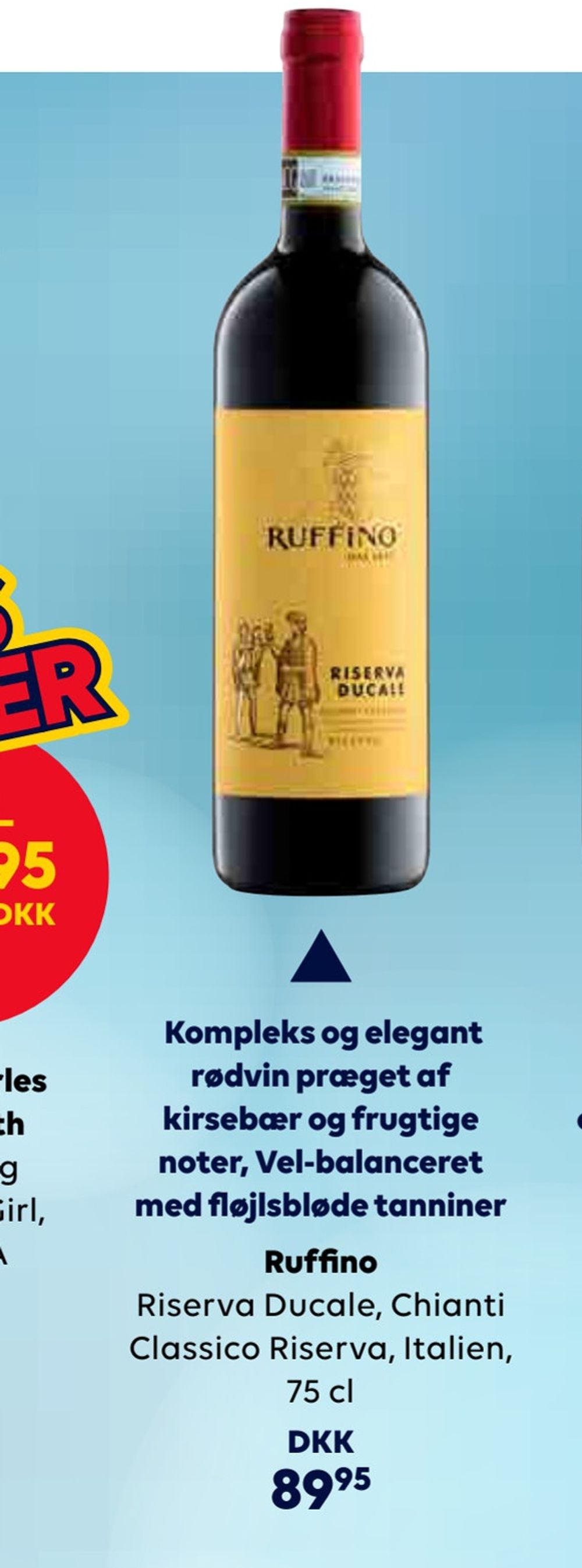 Deals on Ruffino from BorderShop at 89,95 kr.