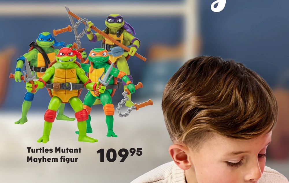 Deals on Turtles mutant mayhem figur from Coop.dk at 109,95 kr.