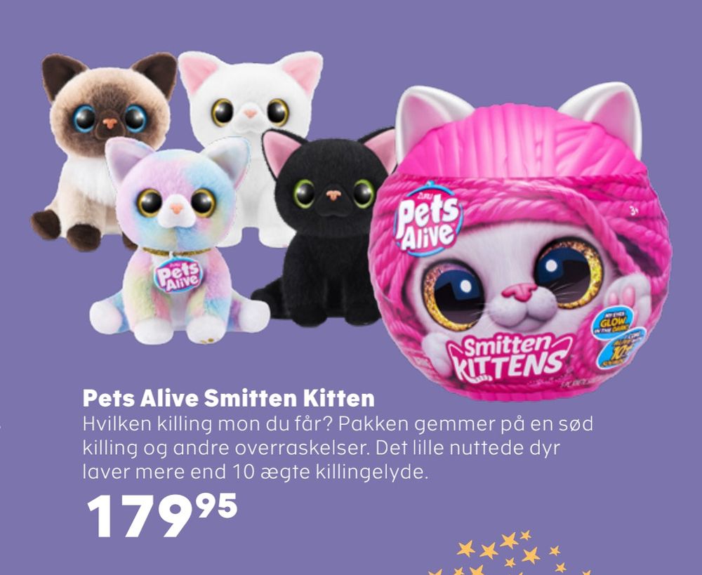 Deals on Pets Alive Smitten Kitten from Coop.dk at 179,95 kr.