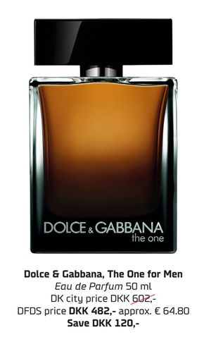 Dolce & Gabbana, The One for Men
