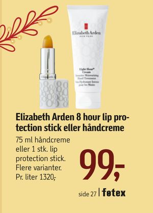 Elizabeth Arden 8 hour lip protection stick eller håndcreme