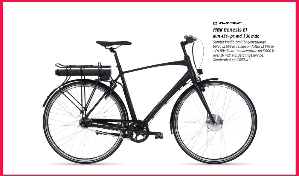 Deals on MBK Genesis E1 from Fri BikeShop at 15.599 kr.