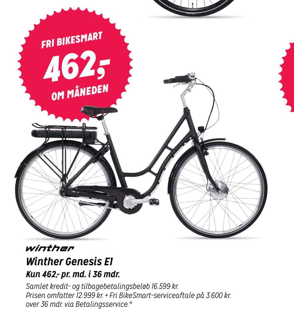 Deals on Winther Genesis E1 from Fri BikeShop at 16.599 kr.
