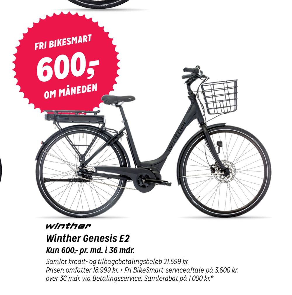 Deals on Winther Genesis E2 from Fri BikeShop at 21.599 kr.