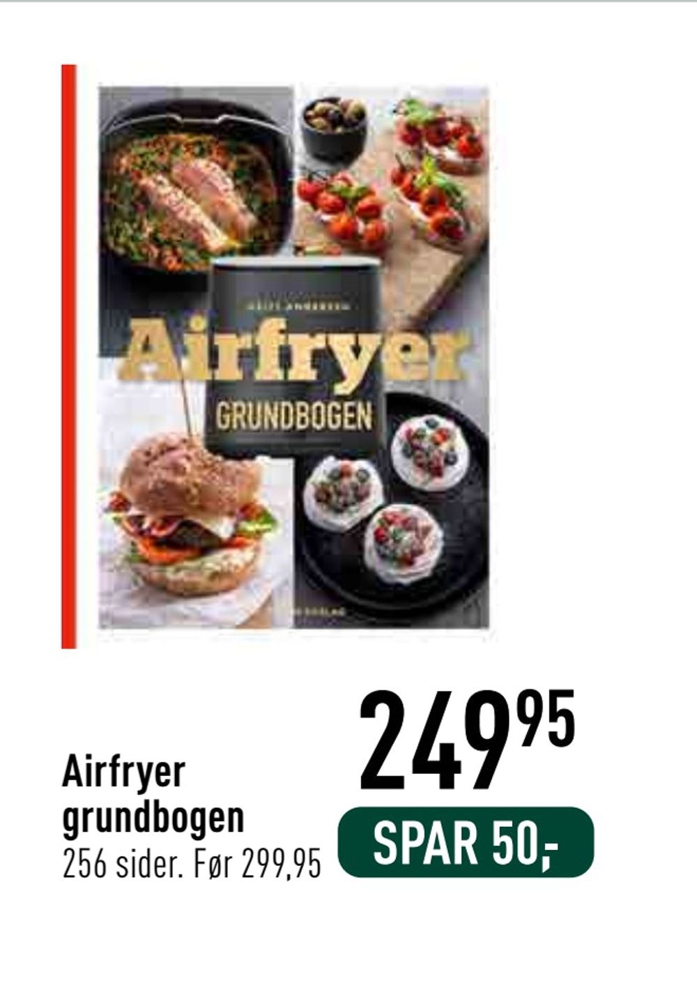 Deals on Airfryer grundbogen from Imerco at 249,95 kr.