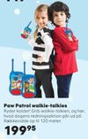 Paw Patrol walkie-talkies
