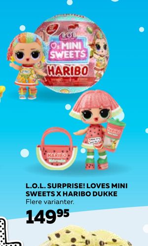 L.o.l. surprise! loves mini sweets x haribo dukke