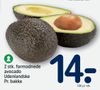 2 stk. formodnede avocado Udenlandske Pr. bakke