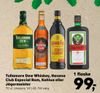 Tullamore Dew Whiskey, Havana Club Especial Rom, Kahlua eller Jägermeister