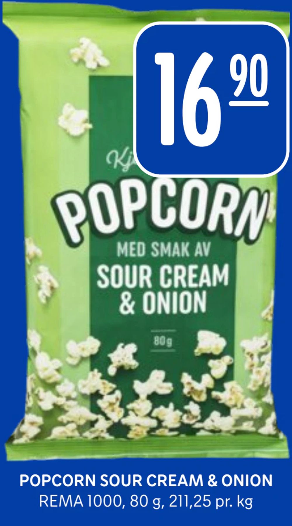 Popcorn Sour Cream & Onion