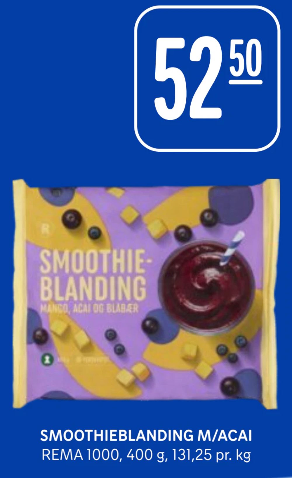 Smoothieblanding M/Acai