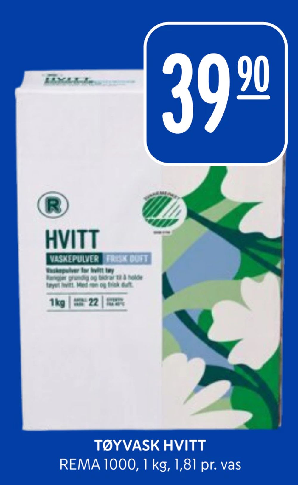 Tøyvask Hvitt