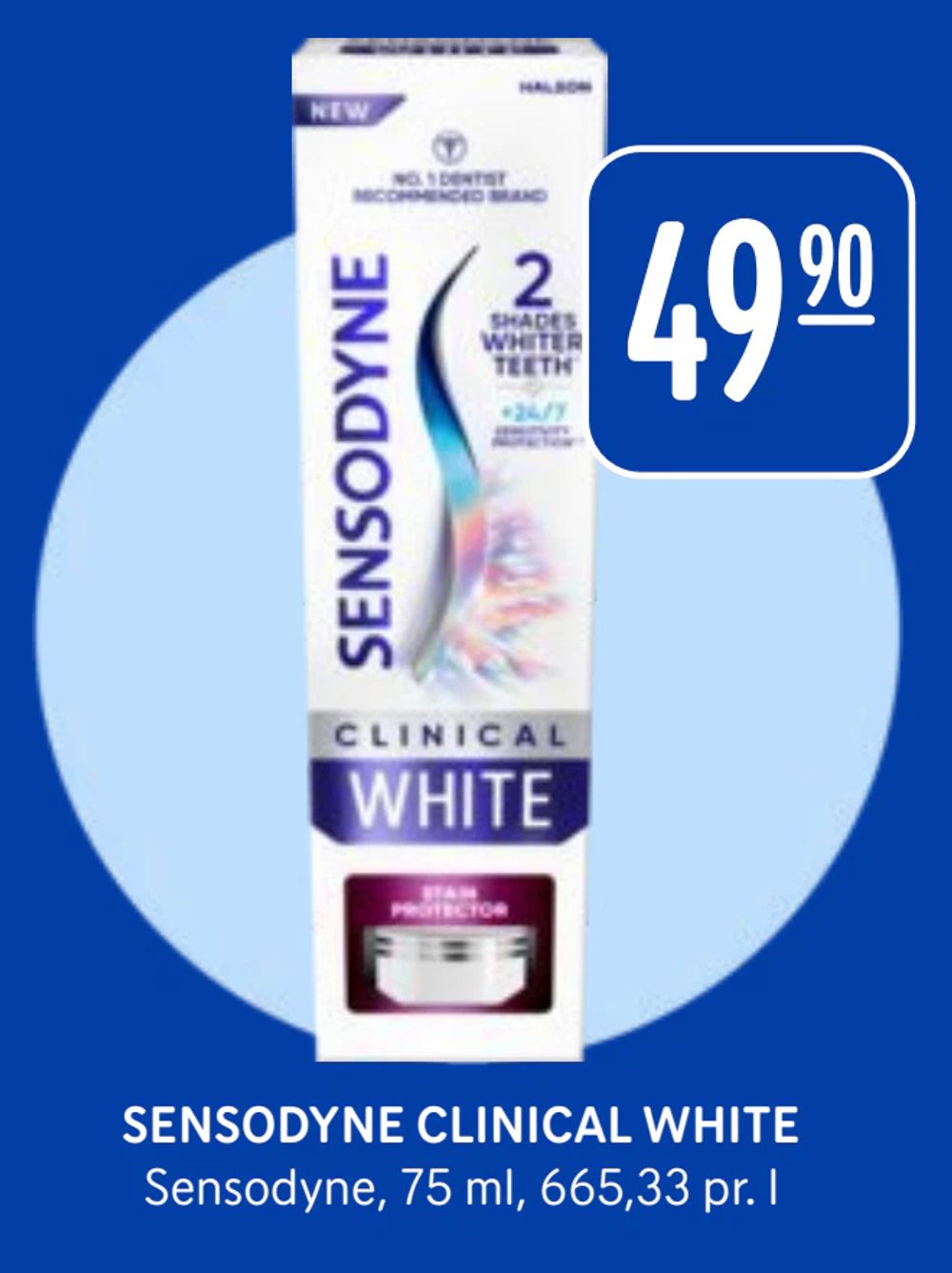 Sensodyne Clinical White