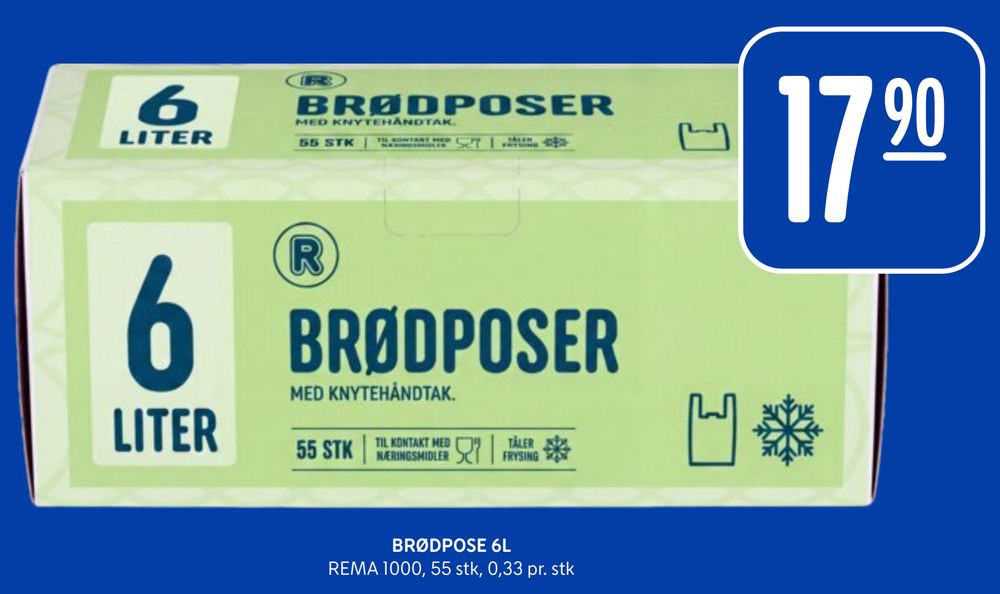 Brødpose 6L