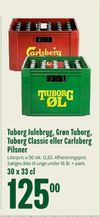 Tuborg Julebryg, Grøn Tuborg, Tuborg Classic eller Carlsberg Pilsner
